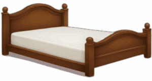 lively bed emoji suggesting inviting atmosphere png
